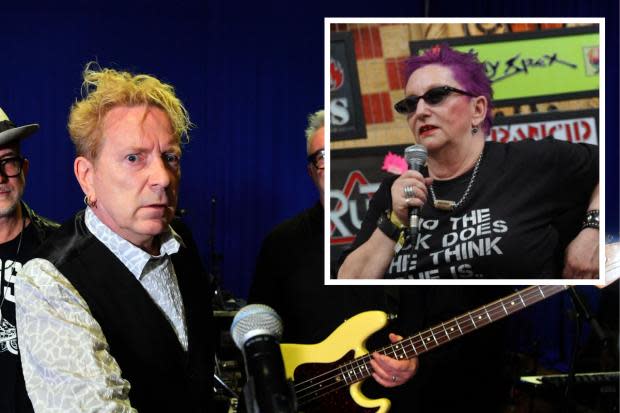 John Lydon would liked to have seen Jordan Mooney, inset, before her death. Picture from Rob Browne/PiL Official. Inset picture from Dod Morrison