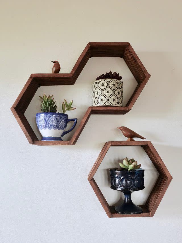 Hexagon Shelves