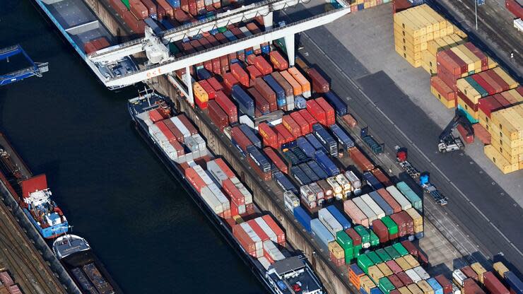 Die Stimmung der deutschen Exporteure hat sich laut Ifo-Institut deutlich verbessert. Foto: dpa