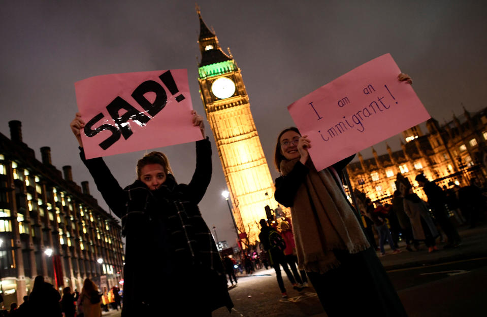 UK protests erupt over Trump’s Muslim travel ban