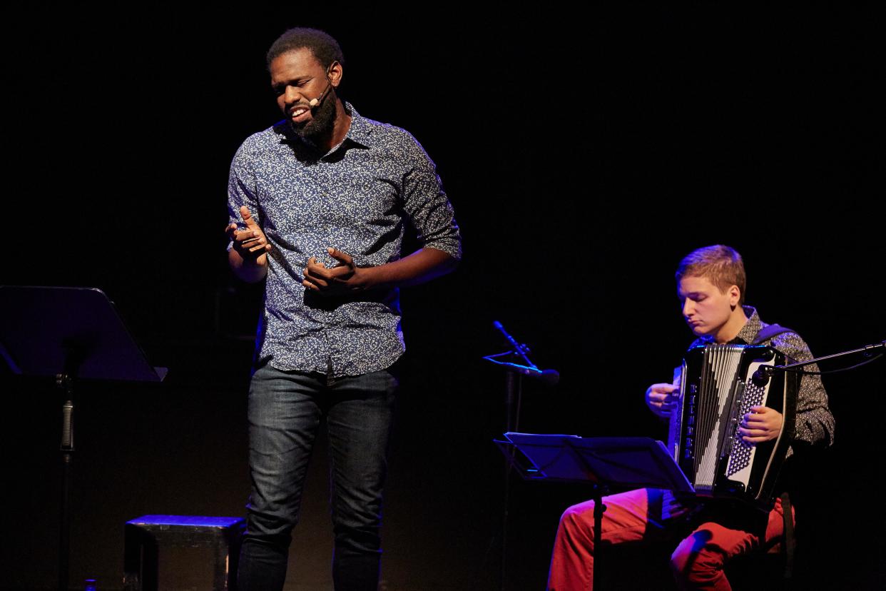 For the past decade Anthony Russell, a vocalist, composer, and arranger specializing in music in the Yiddish language, has identified other parallels between African American spirituals and Ashkenazi Jewish music. He will perform in Louisville Orchestra's upcoming concert "Together in Song."