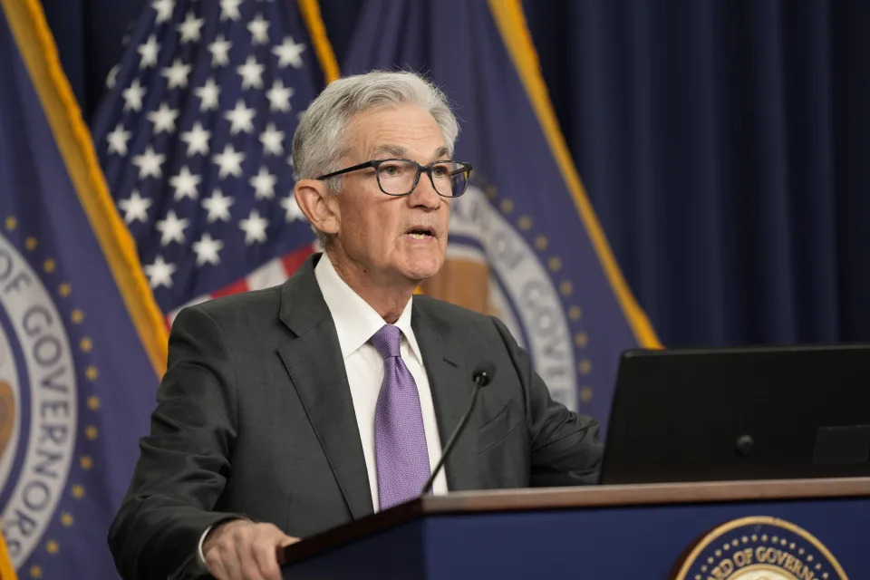 Federal Reserve Board Chair Jerome Powell speaks during a news conference the Federal Reserve in Washington, Wednesday, March 20, 2024. (AP Photo/Susan Walsh)