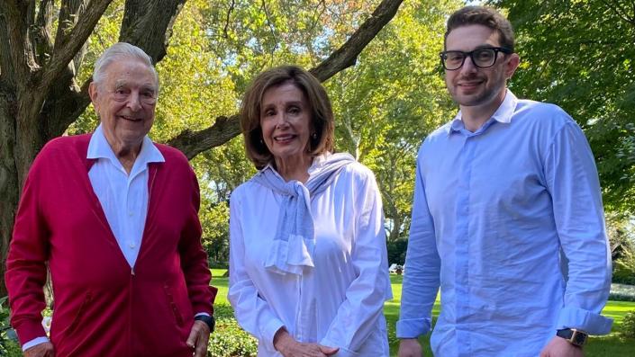 Alexander Soros, George Soros, Nancy Pelosi