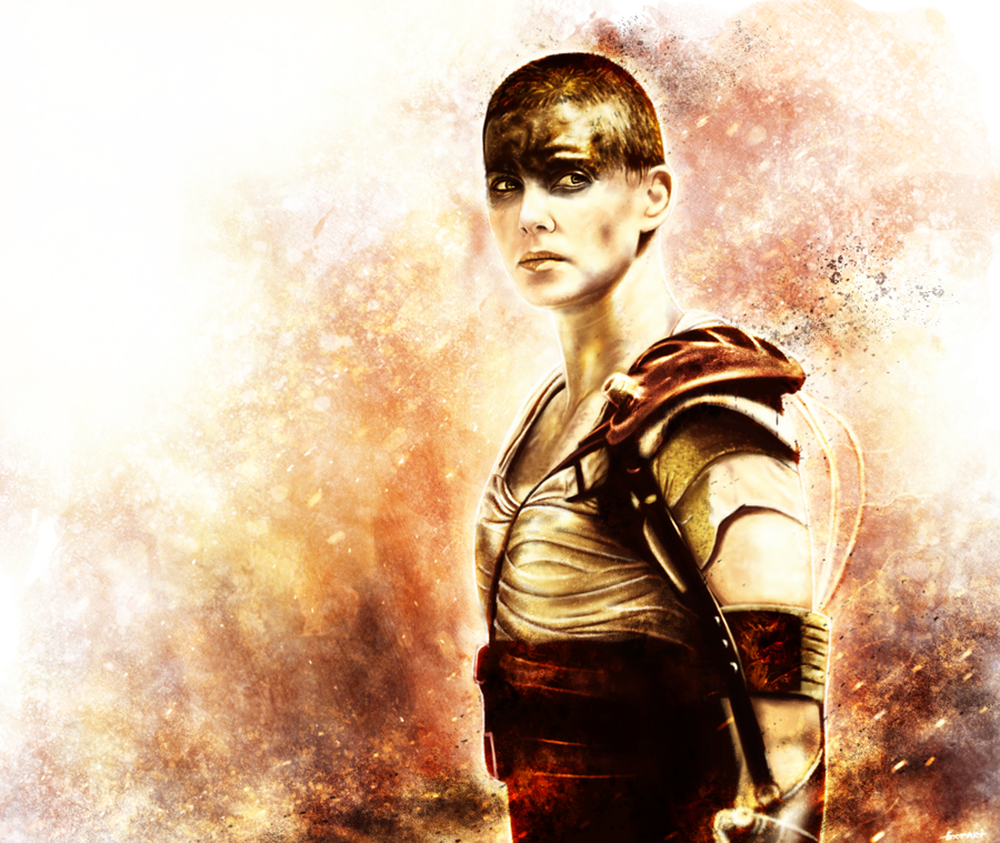 Furiosa wanders into more surreal terrain in this work by p1xer. 