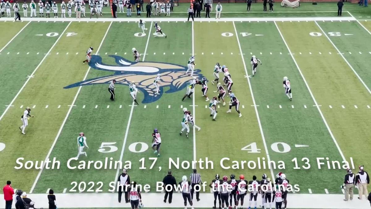 VIDEO HIGHLIGHTS The 2022 Shrine Bowl of the Carolinas