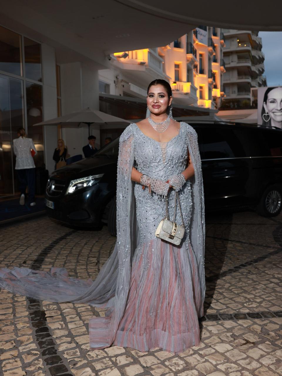 Sudha Reddy at Hôtel Martinez during the 2023 Cannes Film Festival.