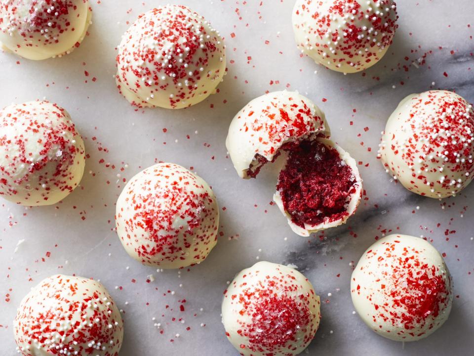 Red Velvet Cake Balls