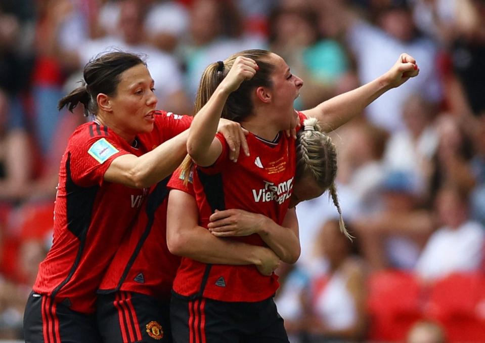 Ella Toone’s brilliance gave Man United the lead before half-time (Action Images via Reuters)