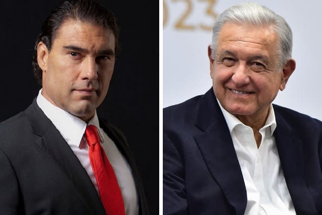 Eduardo Yáñez y Andrés Manuel López Obrador / Cortesía 