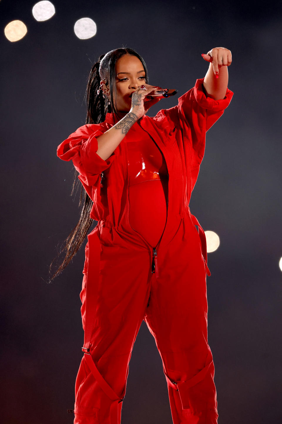 RIhanna at the Super Bowl