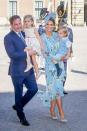 <p>Madeleine celebrated the 40th birthday of her sister, Crown Princess Victoria, along with her husband and two kids at the Royal Palace in Sweden.</p>