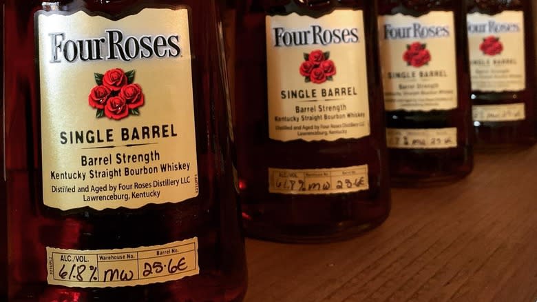 Four Roses Single Barrel bottles