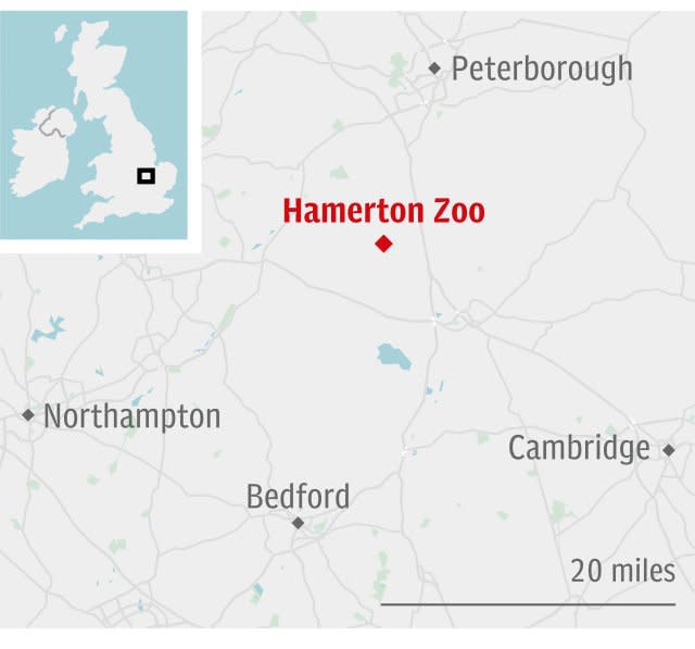 Locator: Hamerton Zoo