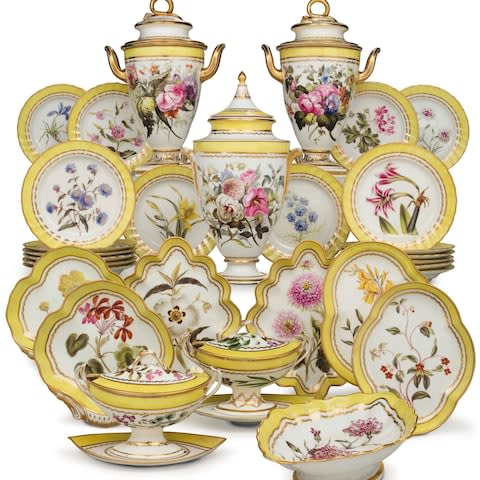 67 dinner sets are for sale in Rockefeller auction - Credit: Christie’s