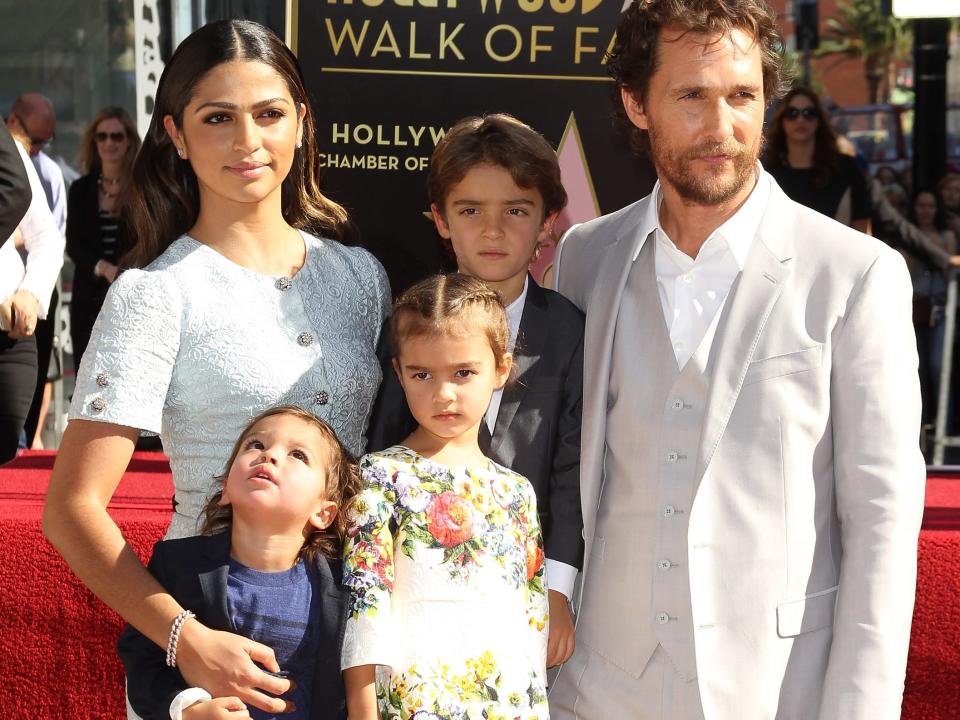 matthew mcconaughey camila alves kids 2014