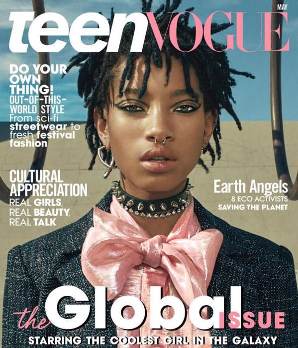 <p>Eltern: Will Smith und Jada Pinkett Smith<br>Entdeckt: Auch Jadens Schwester Willow ist im Kommen und hatte schon Editorials in Vanity Fair, i-D, Teen Vogue und Vogue. <br>(Bild: Teen Vogue) </p>