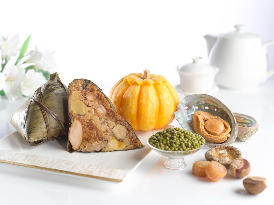 Li Bai Cantonese Restaurant - Abalone and Pumpkin Rice Dumpling. (PHOTO: Li Bai)