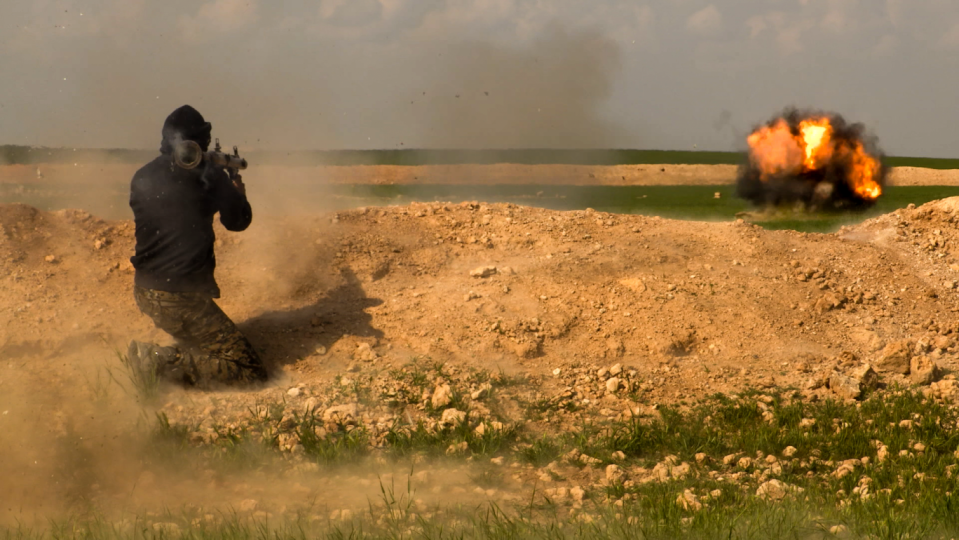 With the help of US firepower the armed revolution is now battling the militants for control of Raqqa (International Revolutionary People’s Guerrilla Forces)