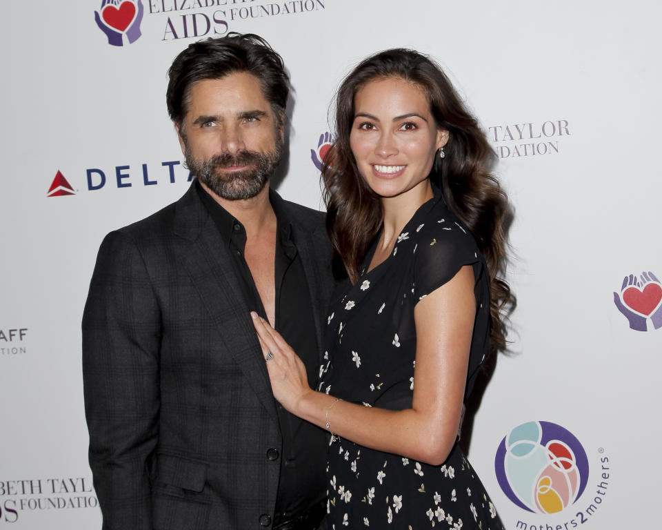 John Stamos and Caitlin McHugh 