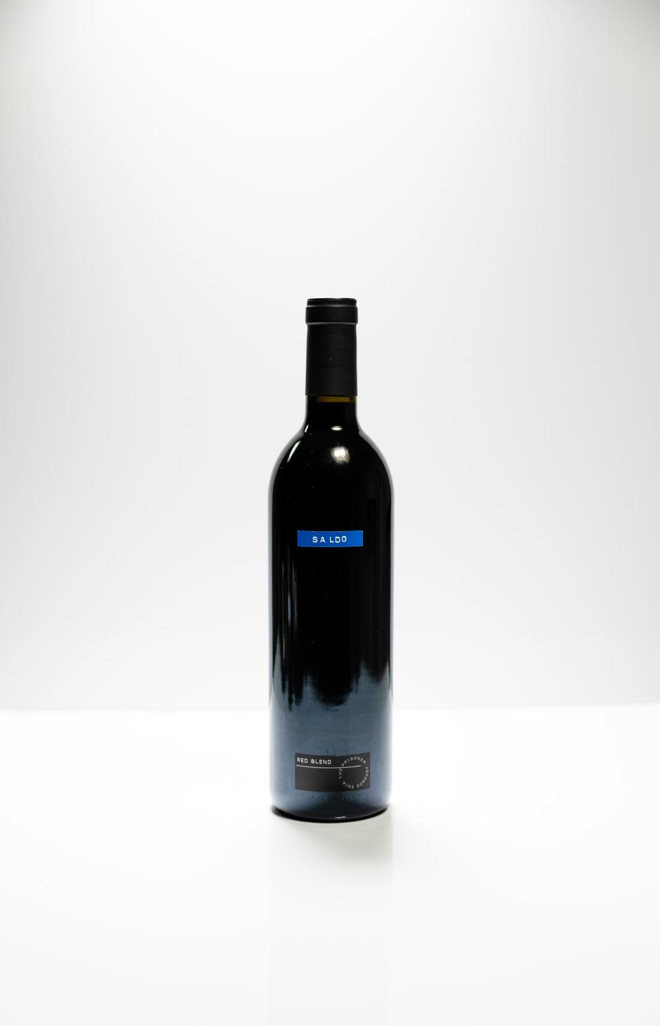 A bottle of red blend from Prisoner Wine Co.'s Saldo line