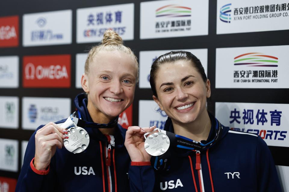 Inside Sarah Bacon, Kassidy Cook synchronized 3meter victory at US