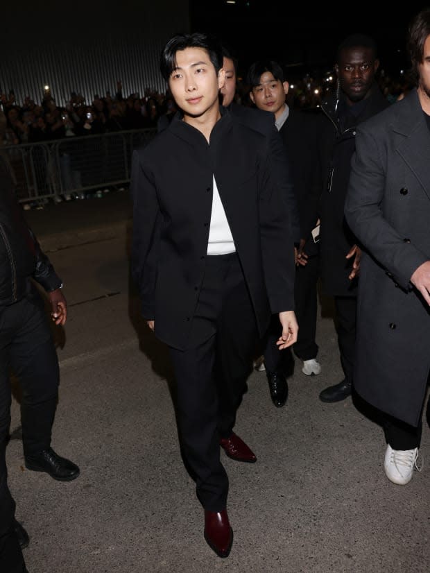 BTS RM at BOTTEGA VENETA Milan Fashion Show (Italy) 