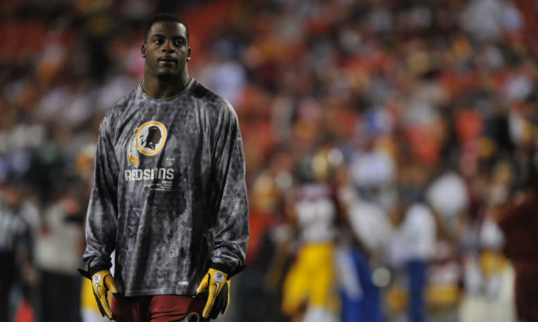 Washington running back Clinton Portis during warmups.