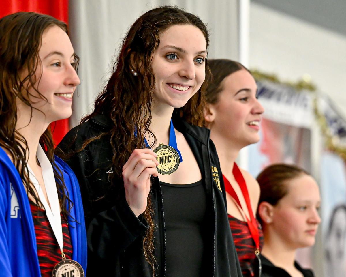 Penn's Lily Christianson has won three state swimming titles today - Yahoo  Sports