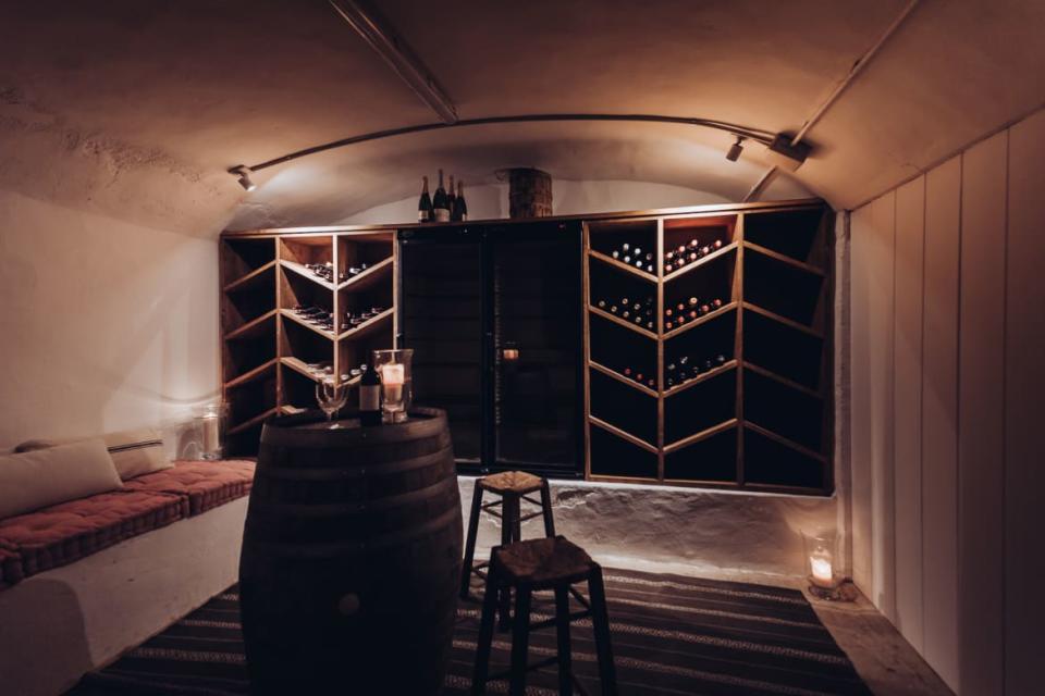 <div class="inline-image__caption"><p>Given the scenic trappings of the rooftop terrace, it’s a good thing this chateau also comes equipped with an impressive wine cellar since it looks like happy hour will be permanently relocated to your party pad. Good luck getting rid of your very jealous guests! </p></div> <div class="inline-image__credit">Bjurfors</div>