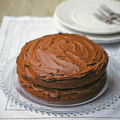 <b>Chocolate fudge cake </b><br><br> Nothing hits the spot like a homemade cake fresh out of the oven. Turn yourself into a domestic goddess with Tana Ramsay's chocolate fudge cakes - it won't disappoint.<br><br> <a href="http://uk.lifestyle.yahoo.com/tana-ramsay-s-chocolate-fudge-cake.html" data-ylk="slk:See the full recipe here;elm:context_link;itc:0;sec:content-canvas;outcm:mb_qualified_link;_E:mb_qualified_link;ct:story;" class="link  yahoo-link"><b>See the full recipe here</b></a>