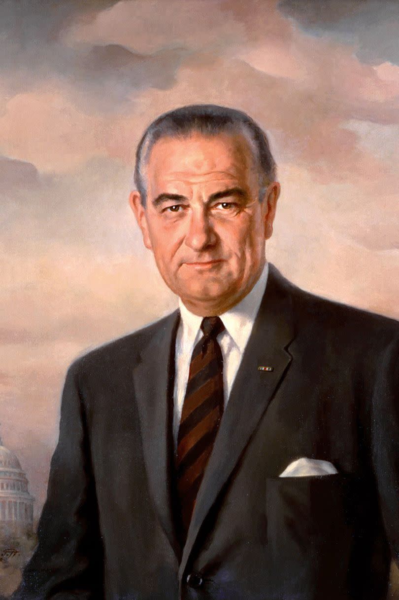 Lyndon B. Johnson is the only president to be sworn in on an airplane.