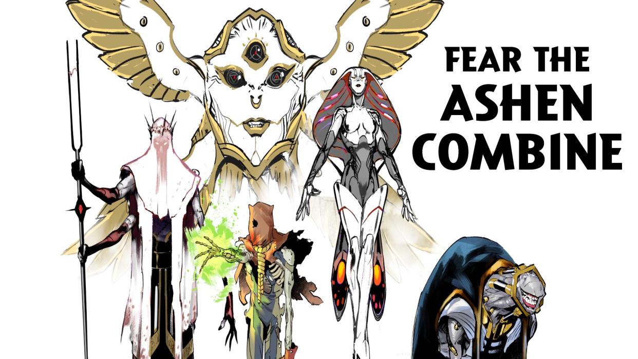  The Ashen Combine character designs by CF Villa 