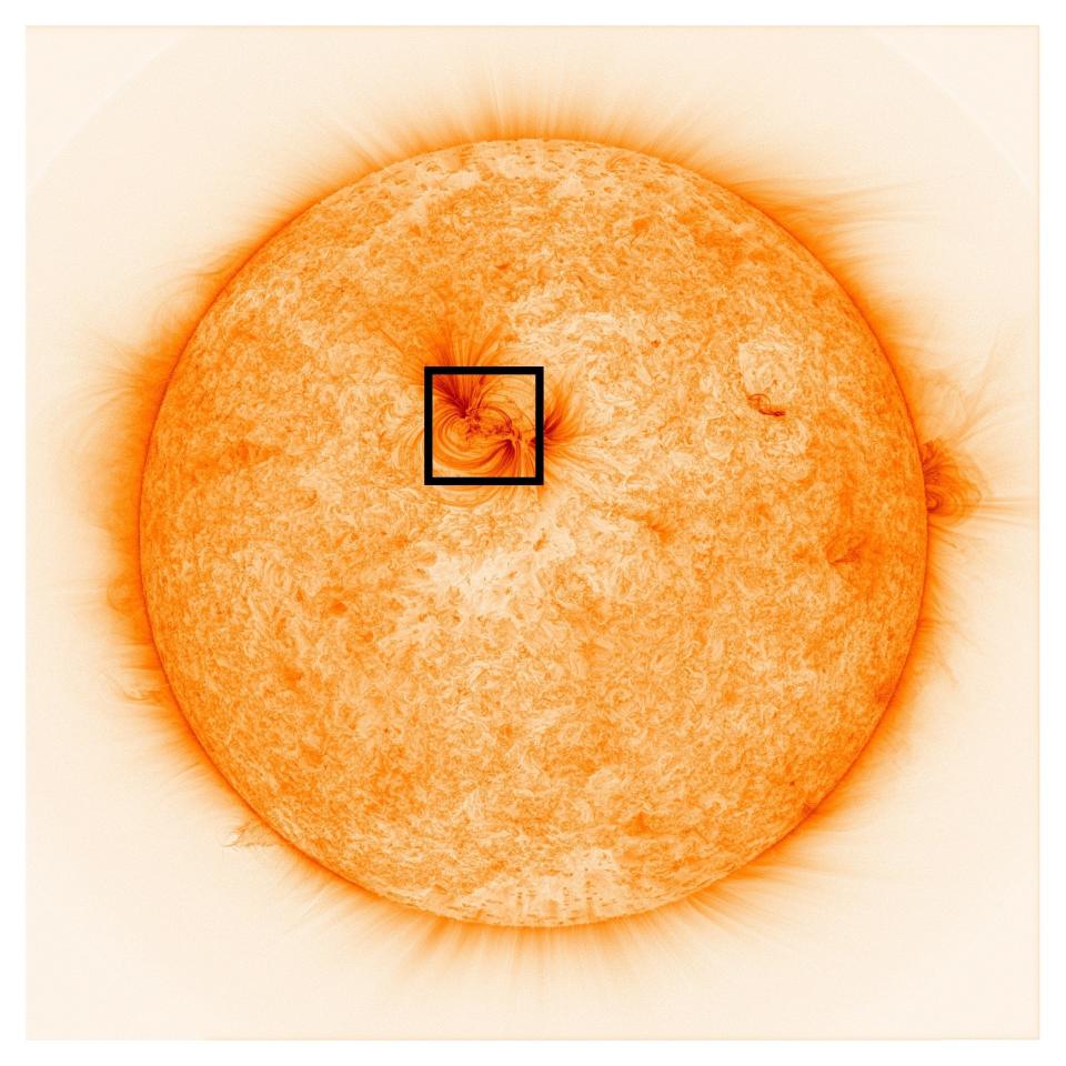 The exceptional quality of the Hi-C telescope allowed researchers to see the sun in a different way (University of Lancashire)