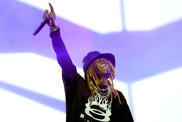 <p>Bennett Raglin/Getty</p> Lil Wayne