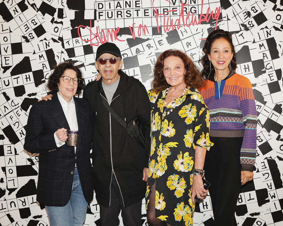 Fran Lebowitz, Stephen Burrows, Diane von Furstenberg, Pat Cleveland