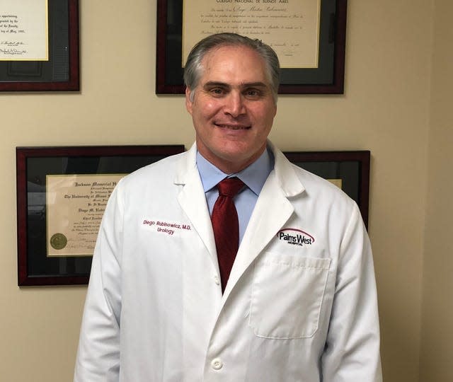 Loxahatchee urologist Dr. Diego Rubinowicz.