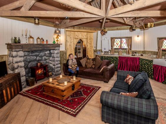 The Groundkeeper's Cottage has been designed to look like Rubeus Hagrid's Hut in the Harry Potter film series (Charlotte Graham)