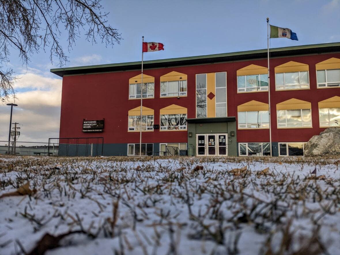 Whitehorse Elementary School. Wearing masks at all Yukon schools, and on school buses, is optional as of Tuesday. (Steve Silva/CBC - image credit)