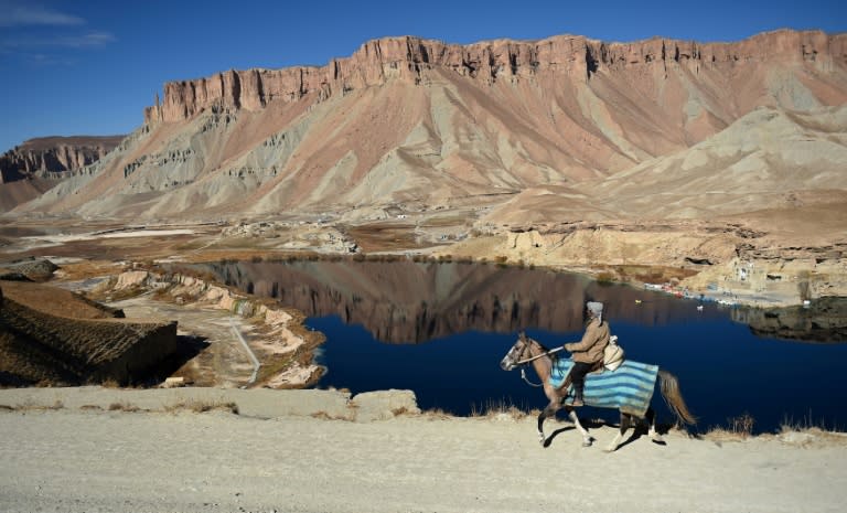 Band-e-Amir, Afghanistan's first national park, is in the central province of Bamiyan, a top tourist destination for mainly Afghan visitors