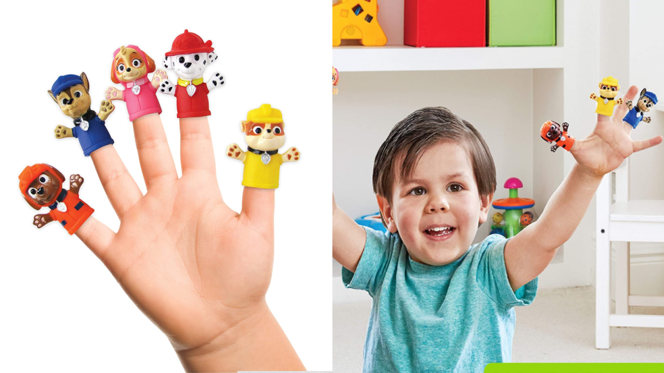 Best Paw Patrol toys: Paw Patrol Finger Puppets.