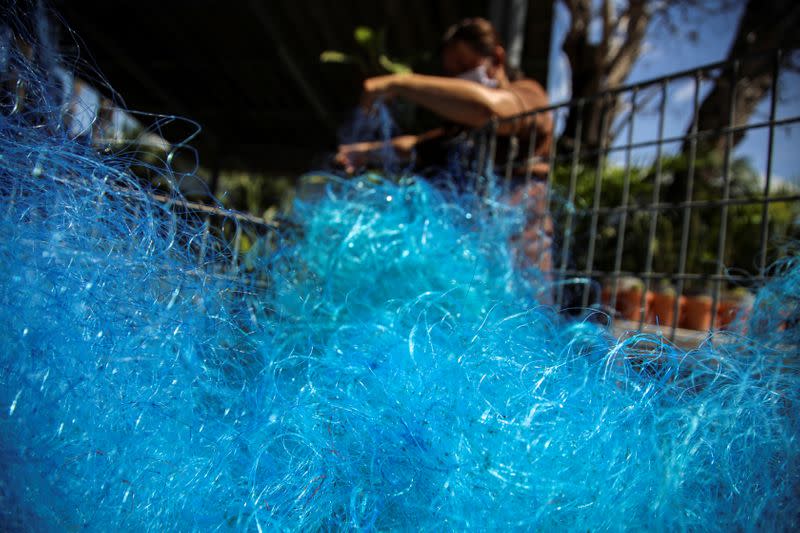 Thai environmental project is refurbishing and upcycling discarded fishing nets into COVID-19 protective gear