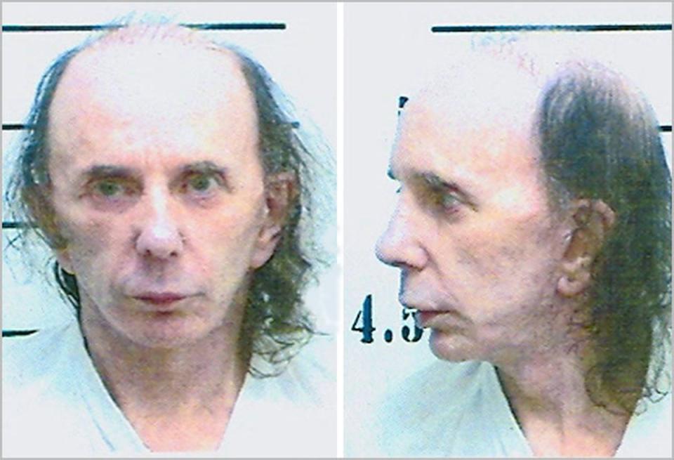 Phil Spector’s mugshot in 2009, following his conviction for the murder of Lana Clarkson (California Department of Corrections and Rehabilitation via Getty Images)