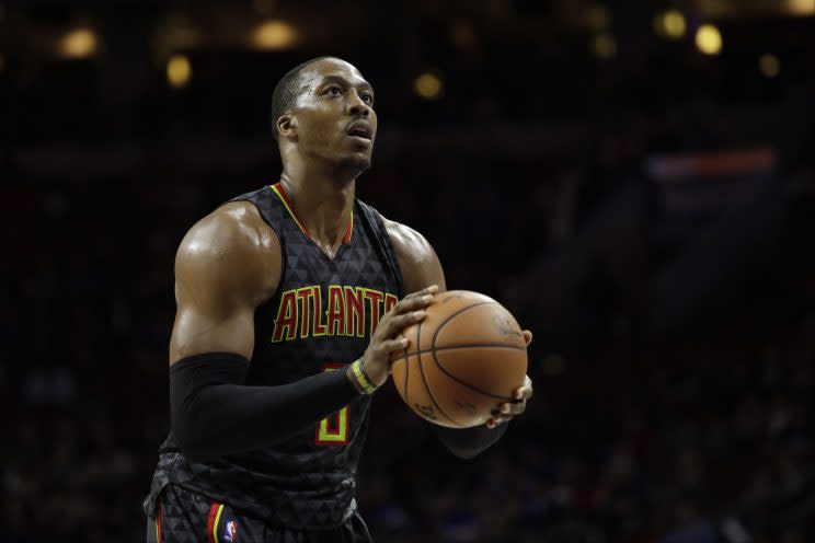 Dwight Howard will be joining his fifth different team in seven seasons. (AP)