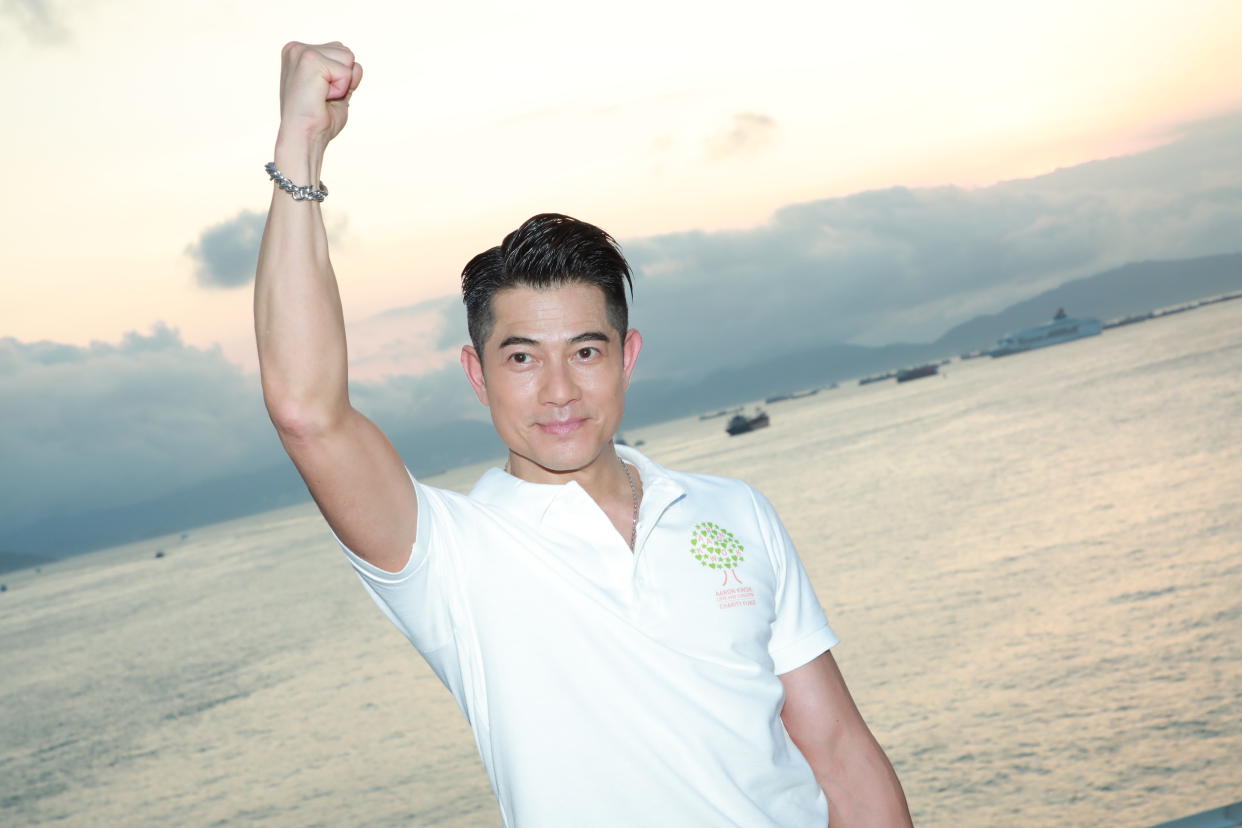 HONG KONG, CHINA - MAY 09: Singer Aaron Kwok poses during an interview on May 9, 2020 in Hong Kong, China. (Photo by VCG/VCG via Getty Images)