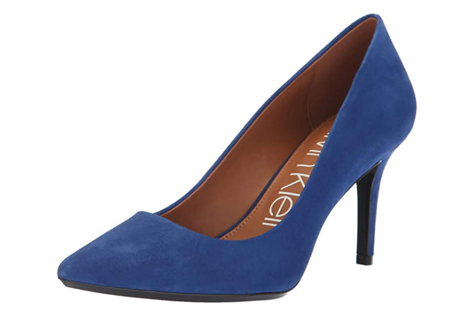 Calvin Klein, gayle, blue pumps