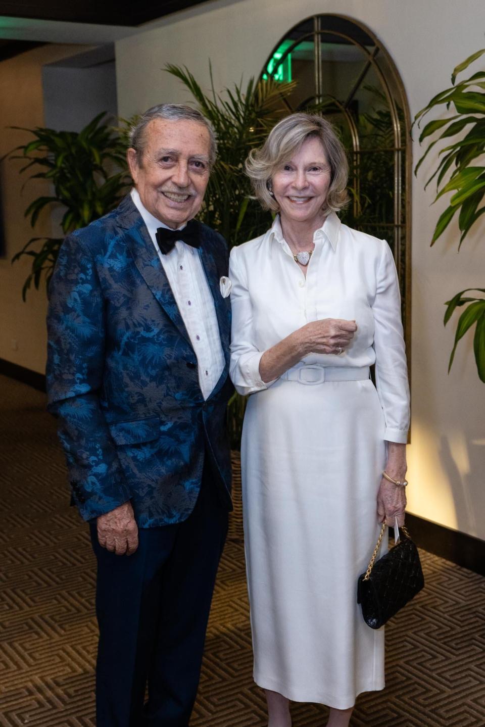 Gustava Novoa and Eugenia Revson at the Mary Obolensky Underwood Foundation for Leukemia Research (MOUF) annual dinner dance at the Sailfish Club in April. This season's dance is planned for April 7 at Club Colette.