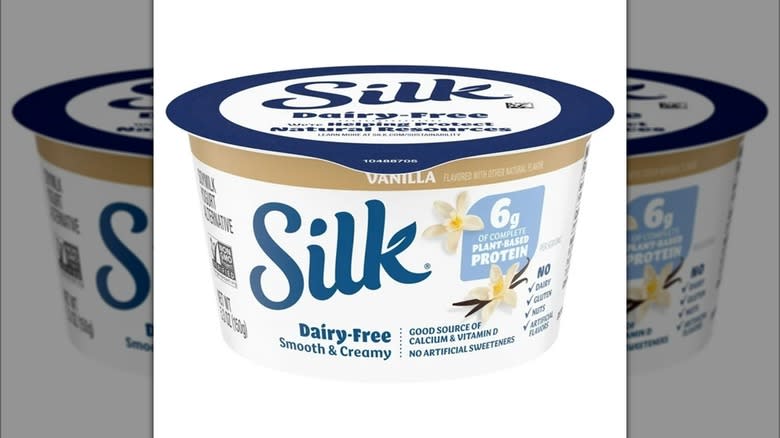 Silk Vanilla Soymilk yogurt