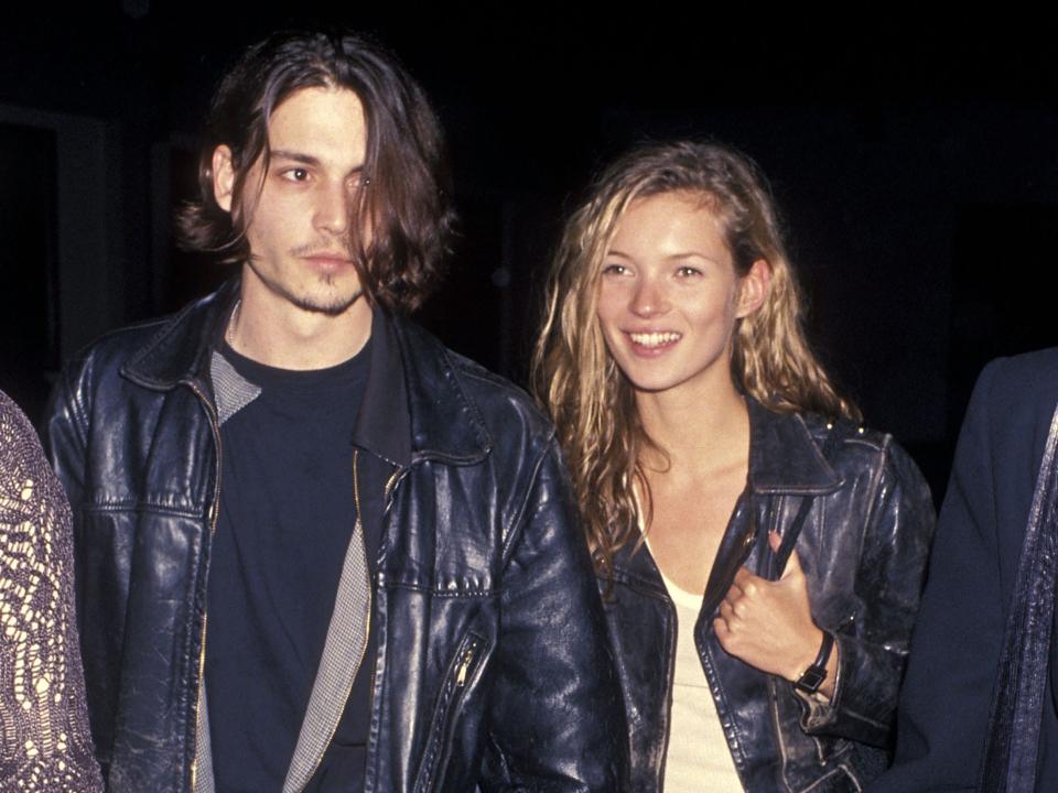 Johnny Depp and Kate Moss