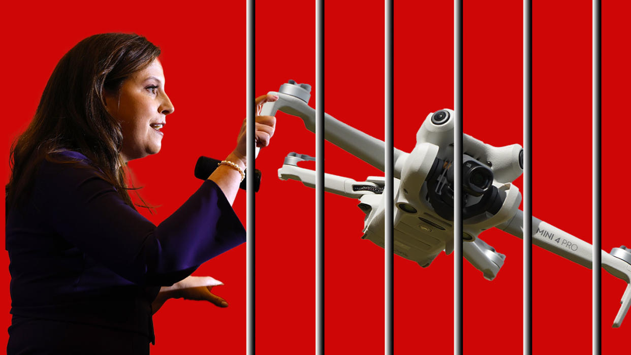  Elise Stefanik and a drone in jail. 