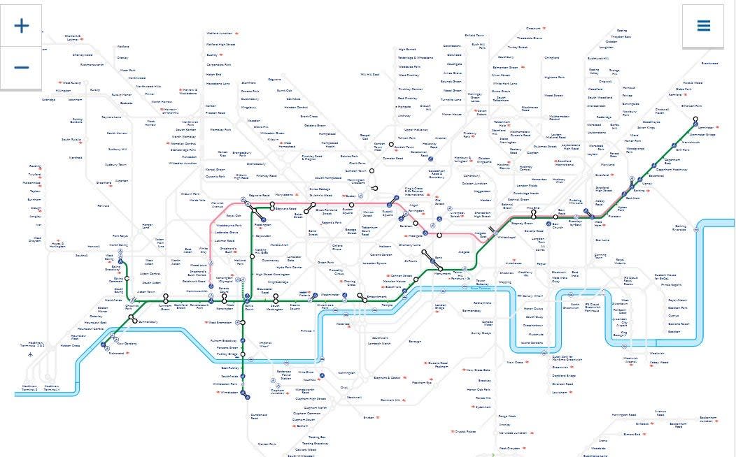 The live map (TFL)